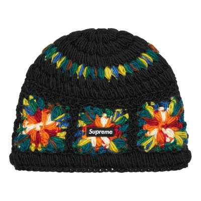 Supreme Crochet Beanie 'black'