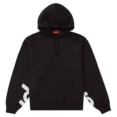 Pre-owned Supreme Cropped Panels Hooded Sweatshirt Mens Style : Ss22sw27 In Black