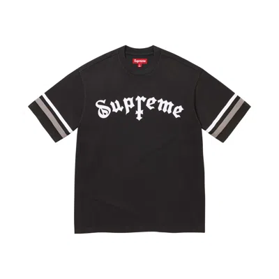 Pre-owned Supreme Cross Short-sleeve Top 'black' | Men's Size L