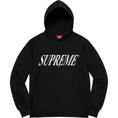 Pre-owned Supreme Crossover Hooded Sweatshirt Black Medium S/s 20