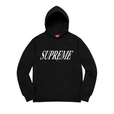 Pre-owned Supreme Crossover Hooded Sweatshirt 'black' | Men's Size Xl