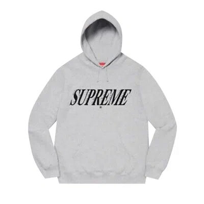 Pre-owned Supreme Crossover Hooded Sweatshirt 'heather Grey' | Men's Size Xl In Gray