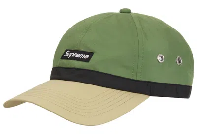 Pre-owned Supreme Crown Band Nylon 6 Panel (ss24) In Olive In Green
