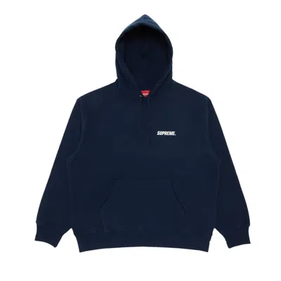 Pre-owned Supreme Crown Hooded Sweatshirt 'navy' | Blue | Men's Size S