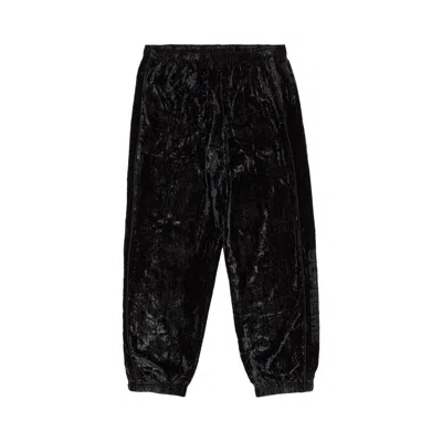 Pre-owned Supreme Crushed Velvet Track Pant 'black'
