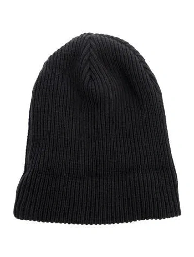 Pre-owned Supreme Cuff Logo Beanie W/ Tags In Black