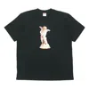 Supreme Cupid Tee Black Angel Printing Short Sleeve Unisex
