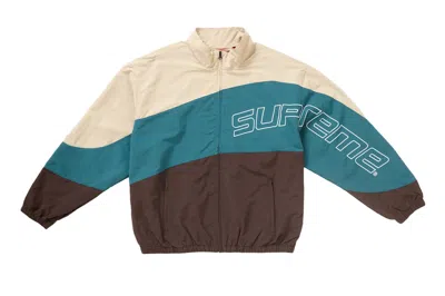 Pre-owned Supreme Curve Track Jacket (ss24) Brown