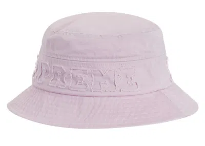 Pre-owned Supreme Cutout Crusher Hat In Light Pink