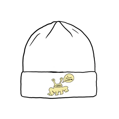 Pre-owned Supreme Daniel Johnston Beanie In White