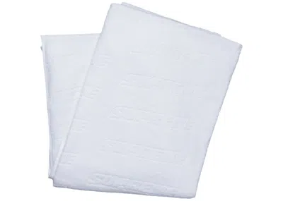 Pre-owned Supreme Debossed Logo Beach Towel In White