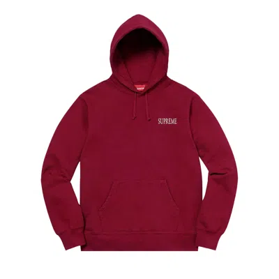 Pre-owned Supreme Decline Hooded Sweatshirt 'cardinal' | Red | Men's Size S