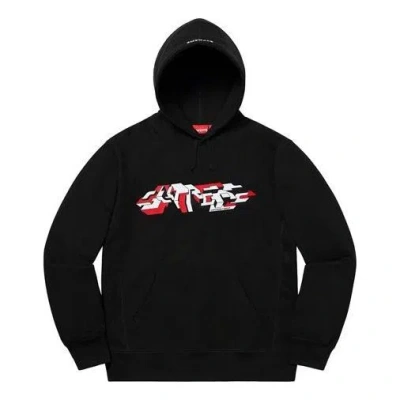 Supreme Delta Logo Hooded Sweatshirt 'black'