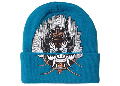 Pre-owned Supreme Demon Beanie In Teal