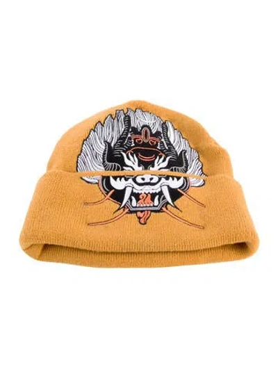 Pre-owned Supreme Demon Beanie In Yellow
