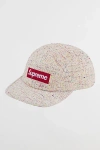 Supreme Denim Boucle Camp Cap In Neutral At Urban Outfitters