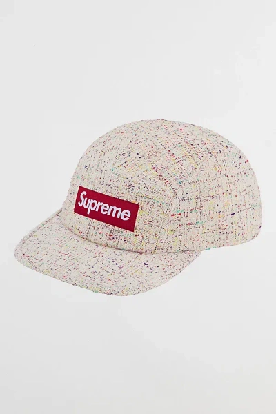 Supreme Denim Boucle Camp Cap In Neutral At Urban Outfitters