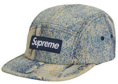 Pre-owned Supreme Denim Camp Cap (fw24) In Snake