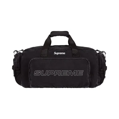 Pre-owned Supreme Denim Duffle Bag 'black' | Men's Size Onesize
