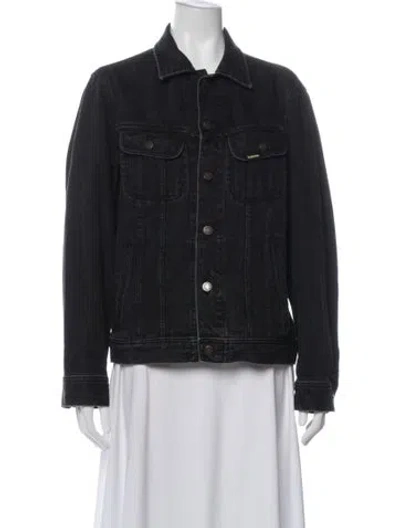 Pre-owned Supreme Denim Jacket In Black