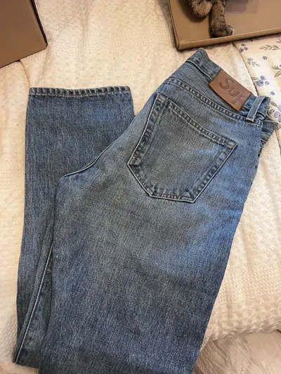 Pre-owned Supreme Denim Jeans In Blue