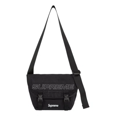 Supreme Denim Messenger Bag 'black'