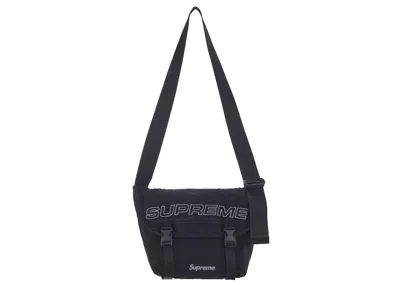 Pre-owned Supreme Denim Messenger Bag In Black