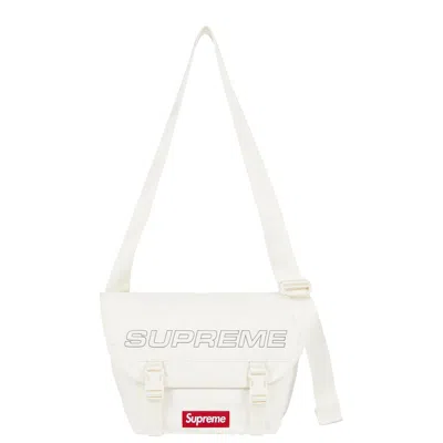 Pre-owned Supreme Denim Messenger Bag 'white' | Men's Size Onesize