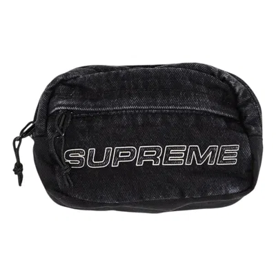 Supreme Denim Mini Shoulder Bag 'black'