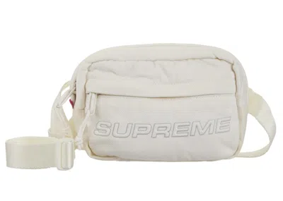 Pre-owned Supreme Denim Mini Shoulder Bag In White