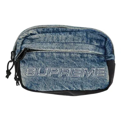 Supreme Denim Mini Shoulder Bag 'washed Indigo'