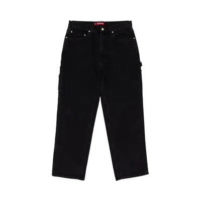 Pre-owned Supreme Denim Painter Pant 'black'