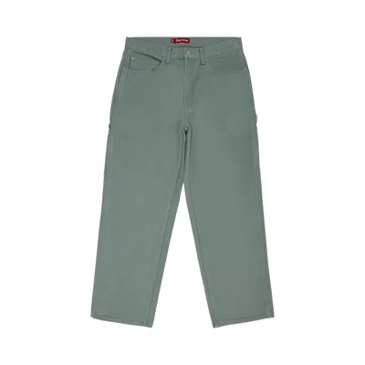 Pre-owned Supreme Denim Painter Pant 'mint' In Green