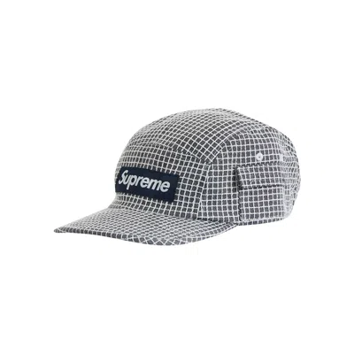 Pre-owned Supreme Denim Ripstop Camp Cap 'dark Blue' | Men's Size Onesize