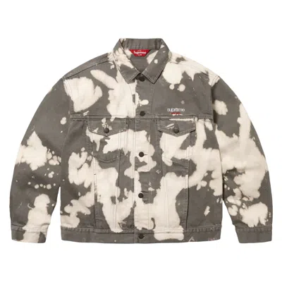Pre-owned Supreme Denim Trucker Jacket 'bleached' | Multi-color | Men's Size M