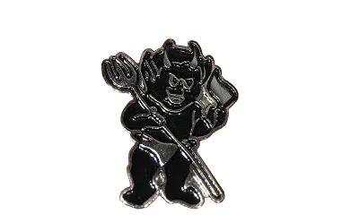 Pre-owned Supreme Devil Pin (levi's Ss18) In Silver
