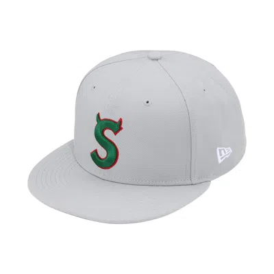 Pre-owned Supreme Devil S Logo New Era 'grey' | Men's Size 8 In Gray