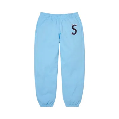 Pre-owned Supreme Devil S Logo Sweatpant 'light Blue' | Men's Size M