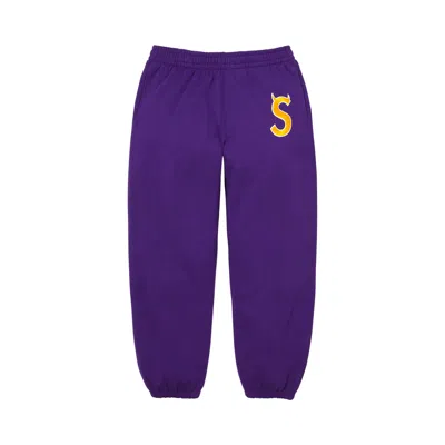 Pre-owned Supreme Devil S Logo Sweatpant 'purple' | Men's Size M