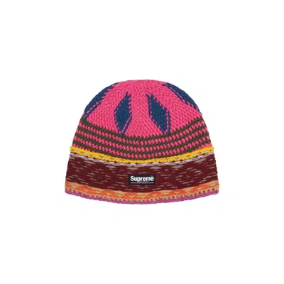 Pre-owned Supreme Diamond Beanie 'pink' | Men's Size Onesize