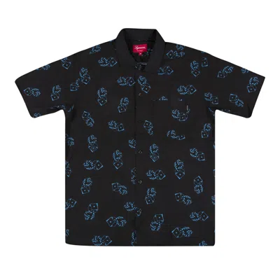 Pre-owned Supreme Dice Rayon Short-sleeve Shirt 'black' | Men's Size L