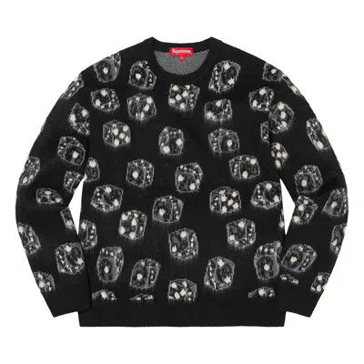 Pre-owned Supreme Dice Sweater 'black'