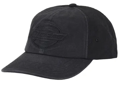 Pre-owned Supreme Dickies Cordura 6panel In Black Denim