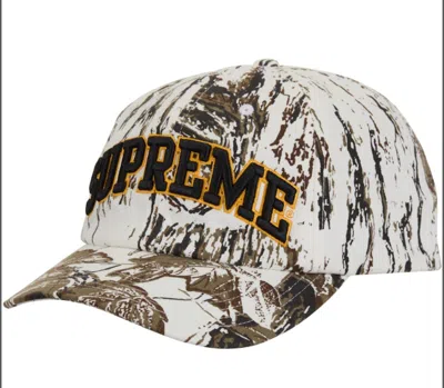 Pre-owned Supreme Difference 6-panel Snow Camo Hat In White