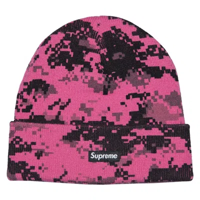 Pre-owned Supreme Digi Camo Beanie In Pink Digi Camo