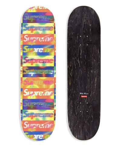 Supreme Distorted Logo Skateboard Deck In Green