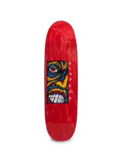Supreme Disturbed Skateboard Deck In Red