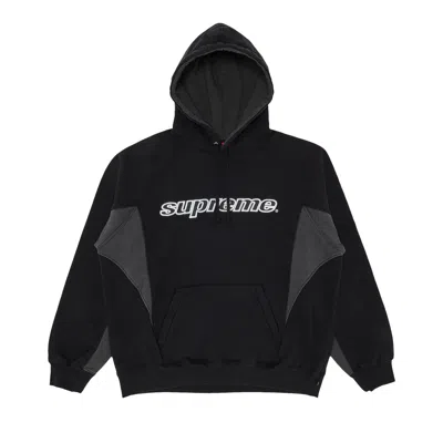 Pre-owned Supreme Division Hooded Sweatshirt 'black'