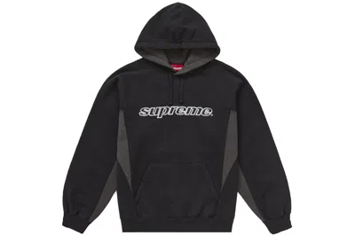 Pre-owned Supreme Division Hooded Sweatshirt Black