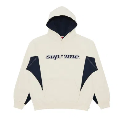 Pre-owned Supreme Division Hooded Sweatshirt 'natural' In Cream